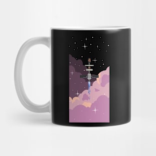 Nebula Spaceship Mug